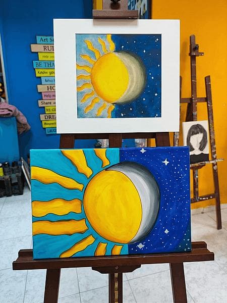 Sun and Moon: A Celestial Balance